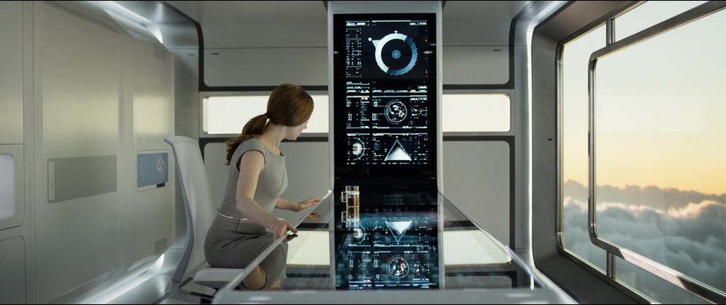 Oblivion : Interfaces d'un poste de contrôle