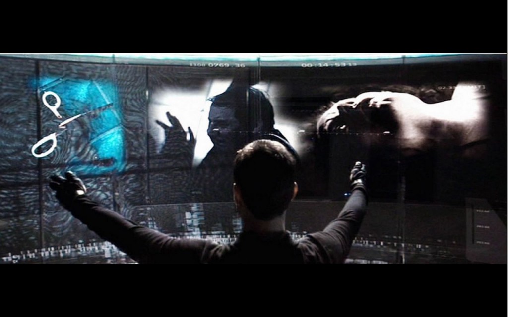 Interfaces de Minority report : interactions gestuelles