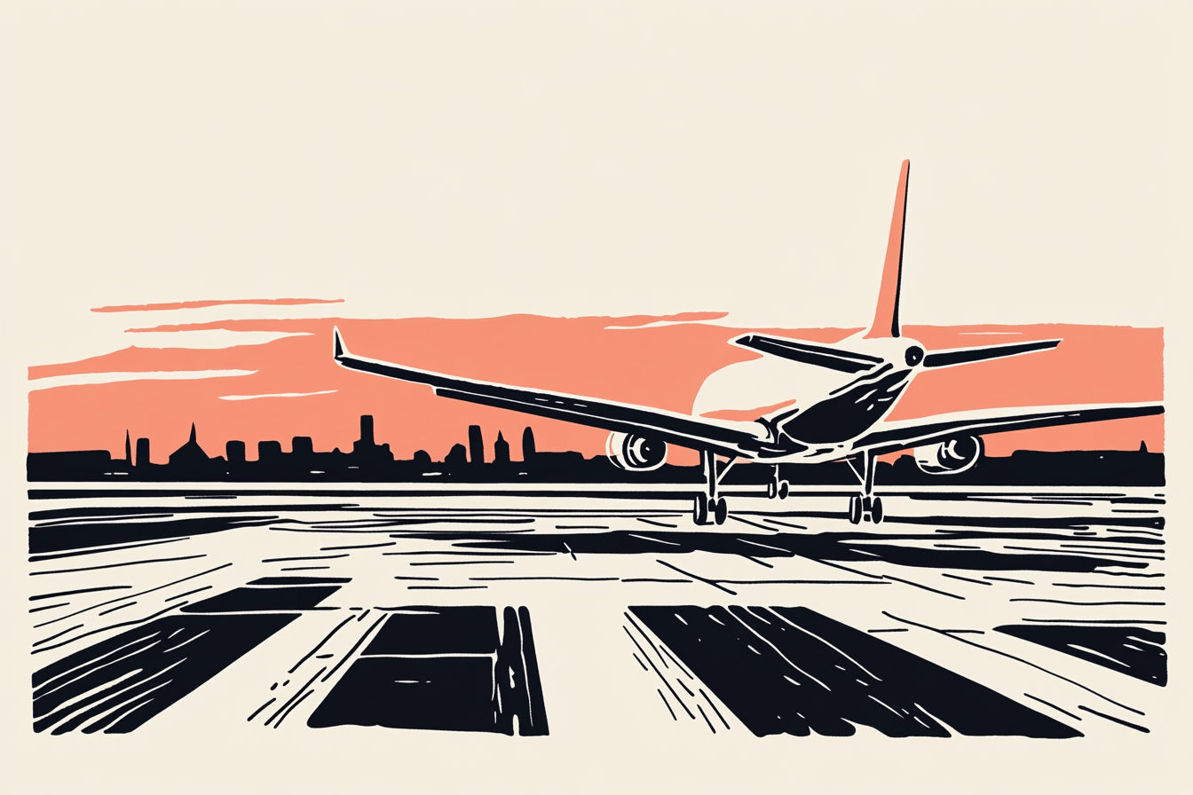 Avion en train de décoller