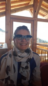 Utilisateur avec les Tobii Pro Glasses 2 sur la tête