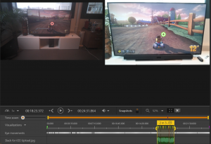 Retoour mapping sur Mario Kart avec Tobii Pro Glasses 2