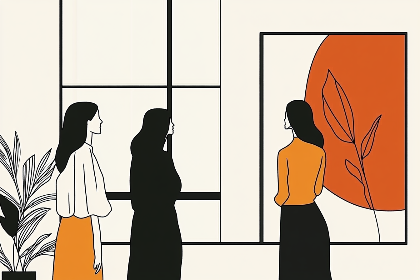 Plusieurs femmes discutent dans le cadre d'un recrutement de participants