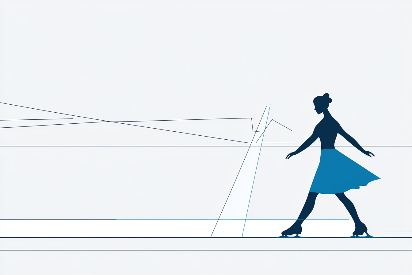 patinage artistique d'une femme en robe bleue