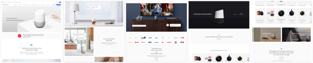 Landing page - Google Home