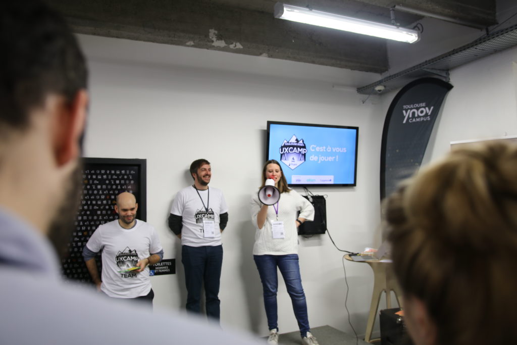 Présentation Ice Breaker avec l'équipe Akiani - UXcamp 2018