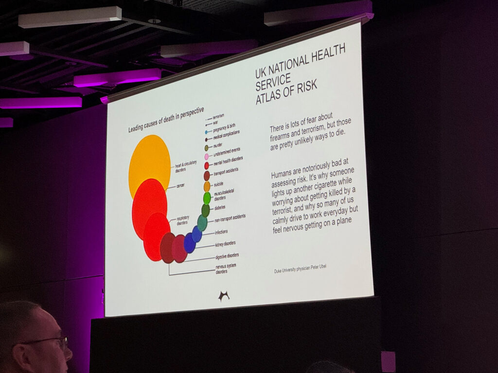 Slide de présentation de la conférence de Chris Kemp